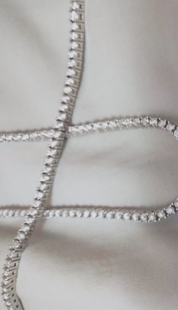 Women's Diamond Necklace & tennis bracelet