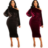 " Vital Velvet Dress"