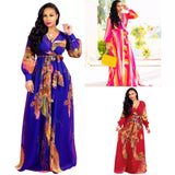 "I'm Floral Fine" Long Sleeve Dress