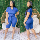 "Denim Darling" Rompers