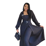 "Wonder Woman" 2pc Jumpsuit & Cardigan Set