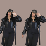 "Leather Love" Crop Top Jacket