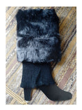 Stunning Faux fur leg warmers available in 5 colors