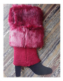 Stunning Faux fur leg warmers available in 5 colors