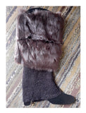 Stunning Faux fur leg warmers available in 5 colors