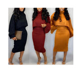 "Sassy" Sweater Dress Set - 2pc