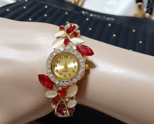 Luxury Flower Wrist Watch