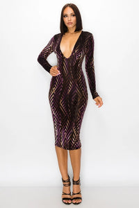 "Purple Rain" Dress