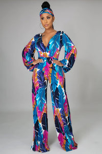 "Blue Raspberry" Jumpsuit