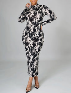 "So Sophisticated" Print Dress