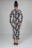 "So Sophisticated" Print Dress