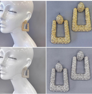 Trendy Textured Earrings