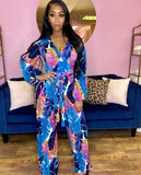 "Blue Raspberry" Jumpsuit