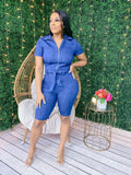 "Denim Darling" Rompers