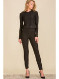 "Clever Comfort" 2-pc Textured Fitness Set w/ Hoodie